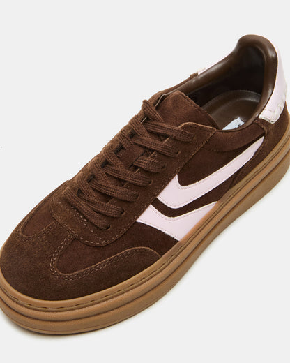DODGE Brown Multi Low-Top Platform Women's Sneaker - Steve Madden