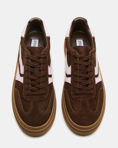 DODGE Brown Multi Low-Top Platform Women's Sneaker - Steve Madden