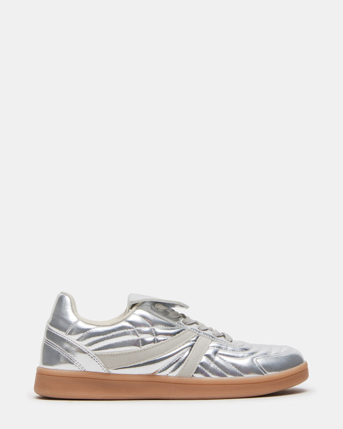 MADRID Silver Women's Low-Top Sneakers - Steve Madden