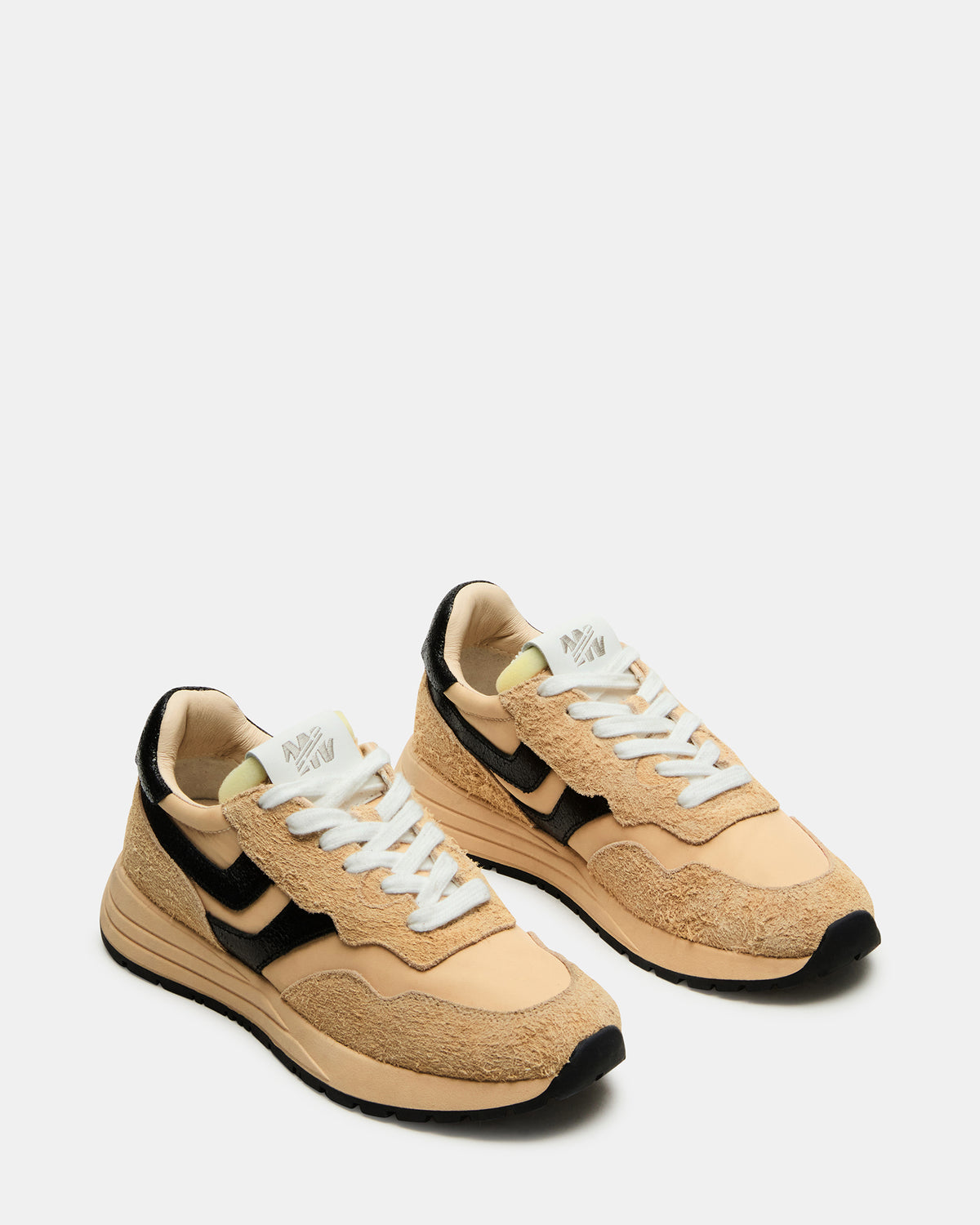 BURST Tan/Multi Women's Low-Top Lace-Up Sneaker - Steve Madden