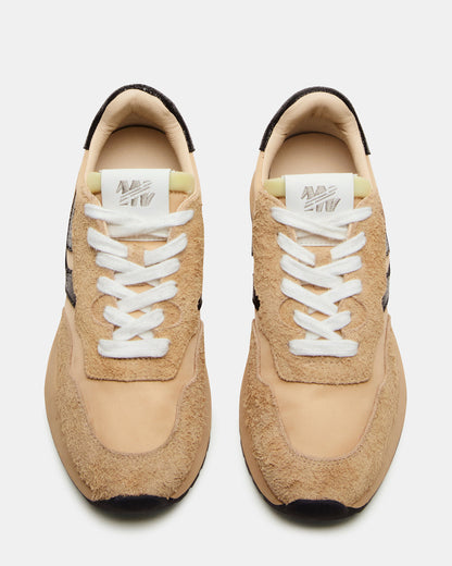 BURST Tan/Multi Women's Low-Top Lace-Up Sneaker - Steve Madden