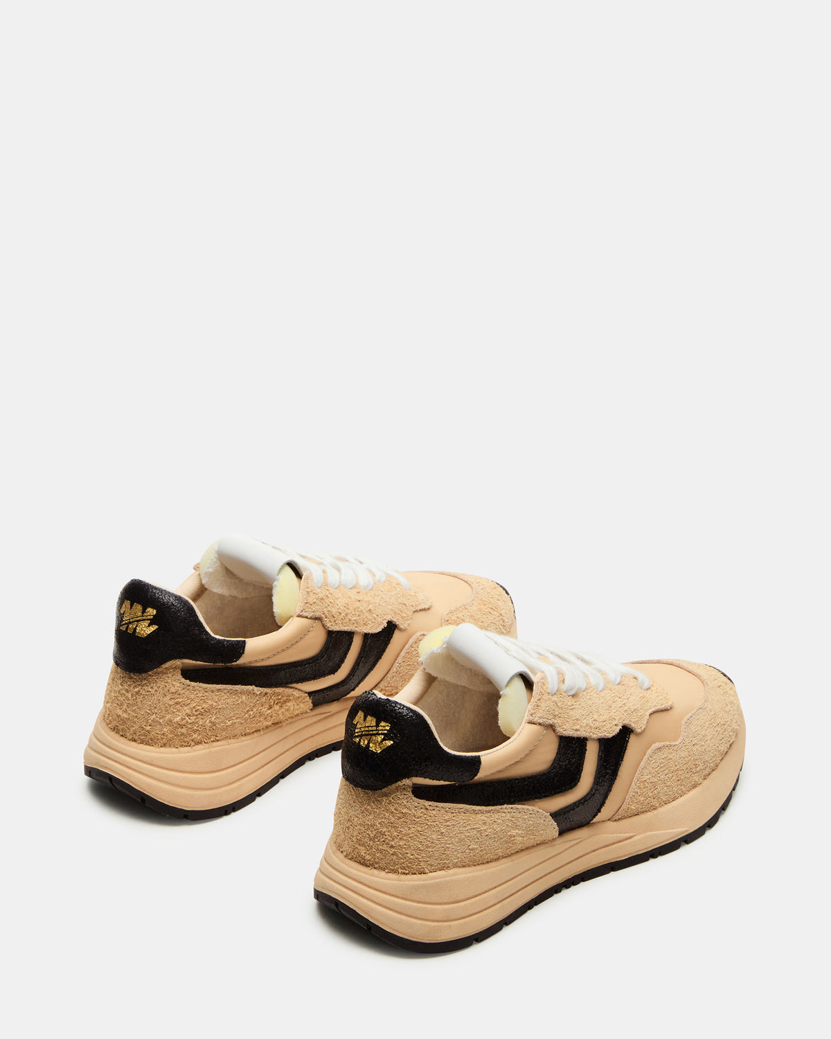 BURST Tan/Multi Women's Low-Top Lace-Up Sneaker - Steve Madden
