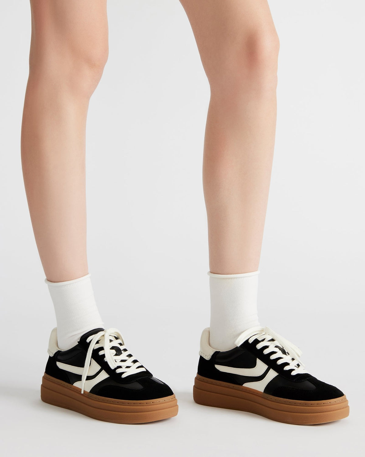 DODGE Denim Fabric Low-Top Platform Women's Sneaker - Steve Madden