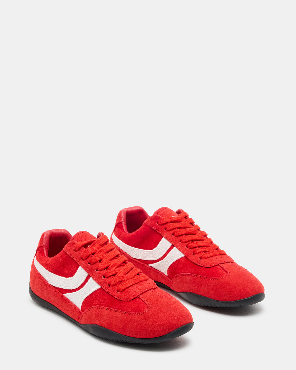 DOBSON Red Women's Low-Top Lace-Up Sneaker - Steve Madden