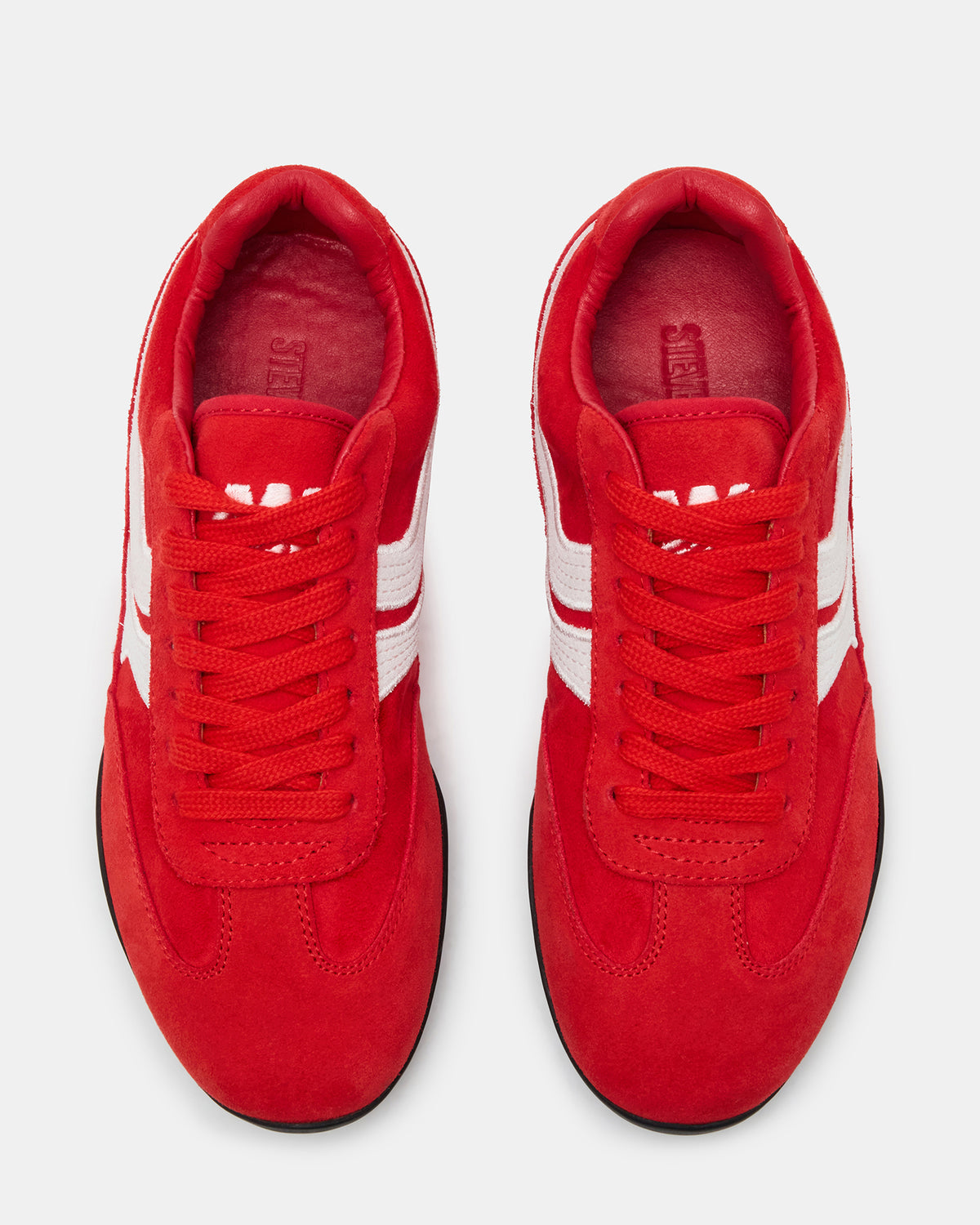 DOBSON Red Women's Low-Top Lace-Up Sneaker - Steve Madden