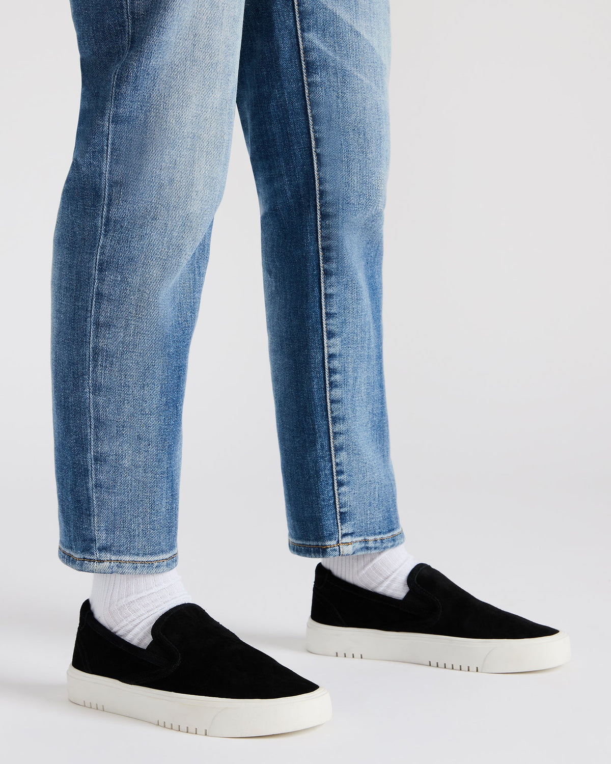 MURPHY Black Suede Low-Top Sneaker | Women's Sneakers - Steve Madden
