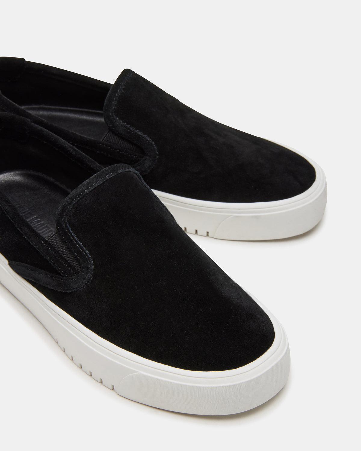 MURPHY Black Suede Low-Top Sneaker | Women's Sneakers - Steve Madden