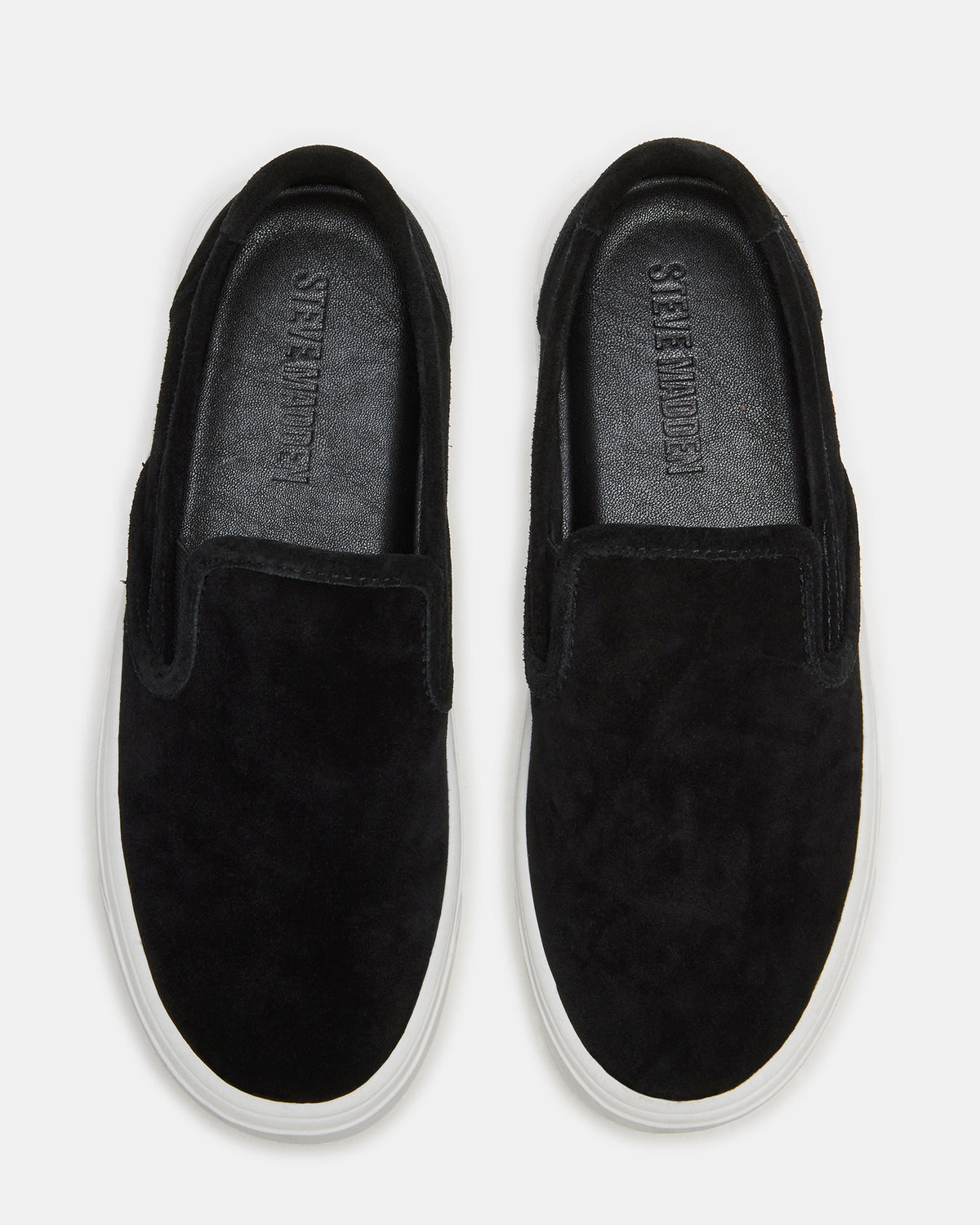 MURPHY Black Suede Low-Top Sneaker | Women's Sneakers - Steve Madden