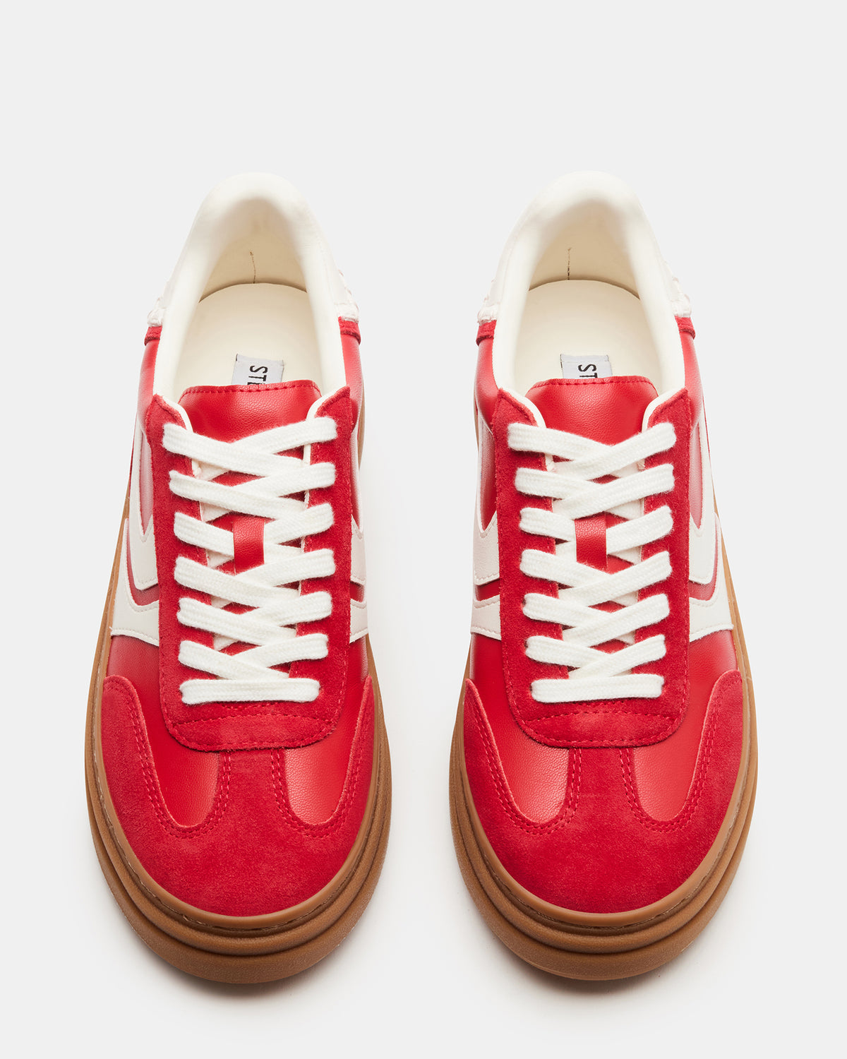 DODGE Red Multi Low-Top Platform Women's Sneaker - Steve Madden