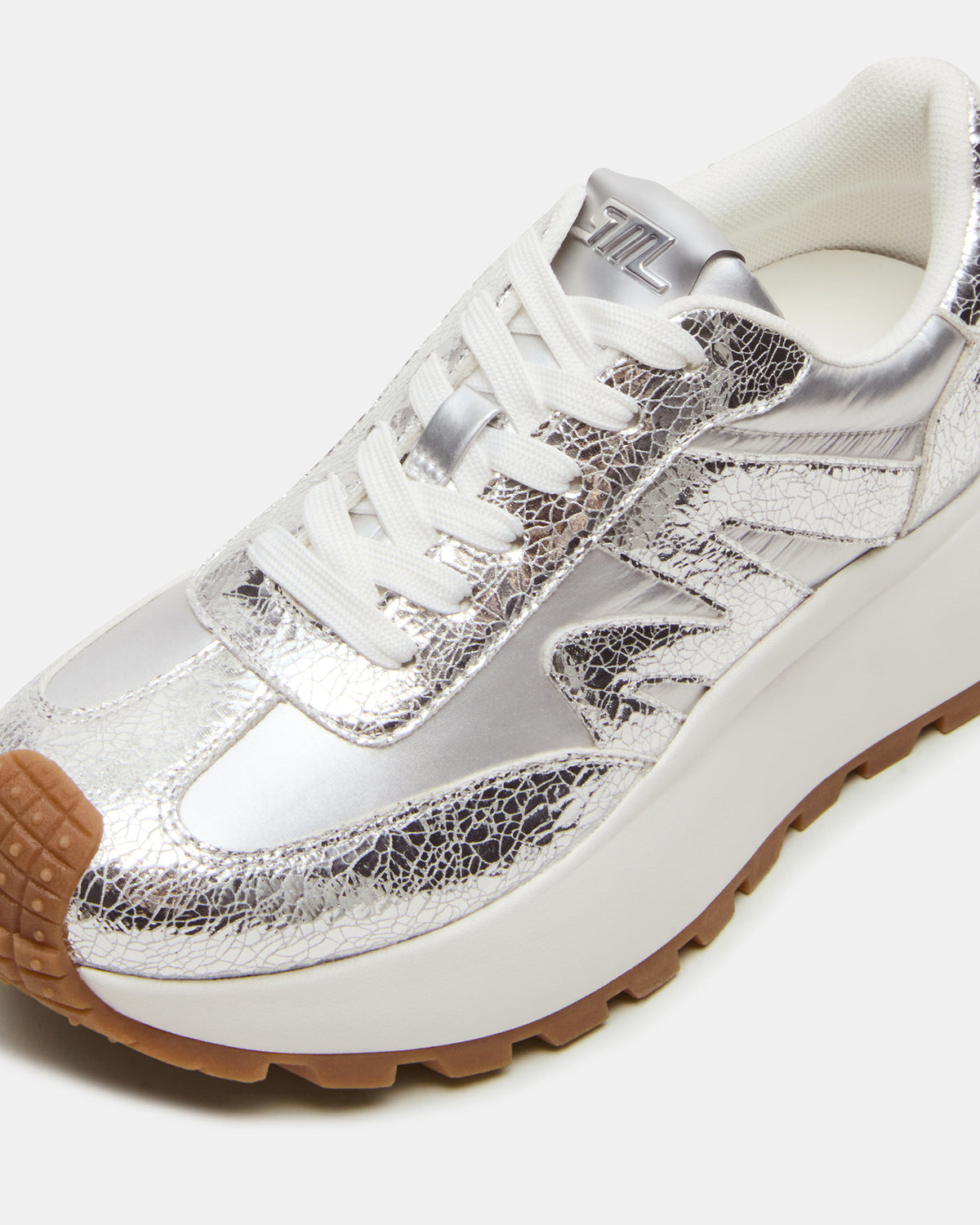 SUPERCAMPO Silver Multi Women's Platform Low-Top Sneaker - Steve Madden