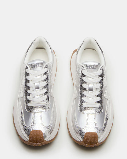 SUPERCAMPO Silver Multi Women's Platform Low-Top Sneaker - Steve Madden