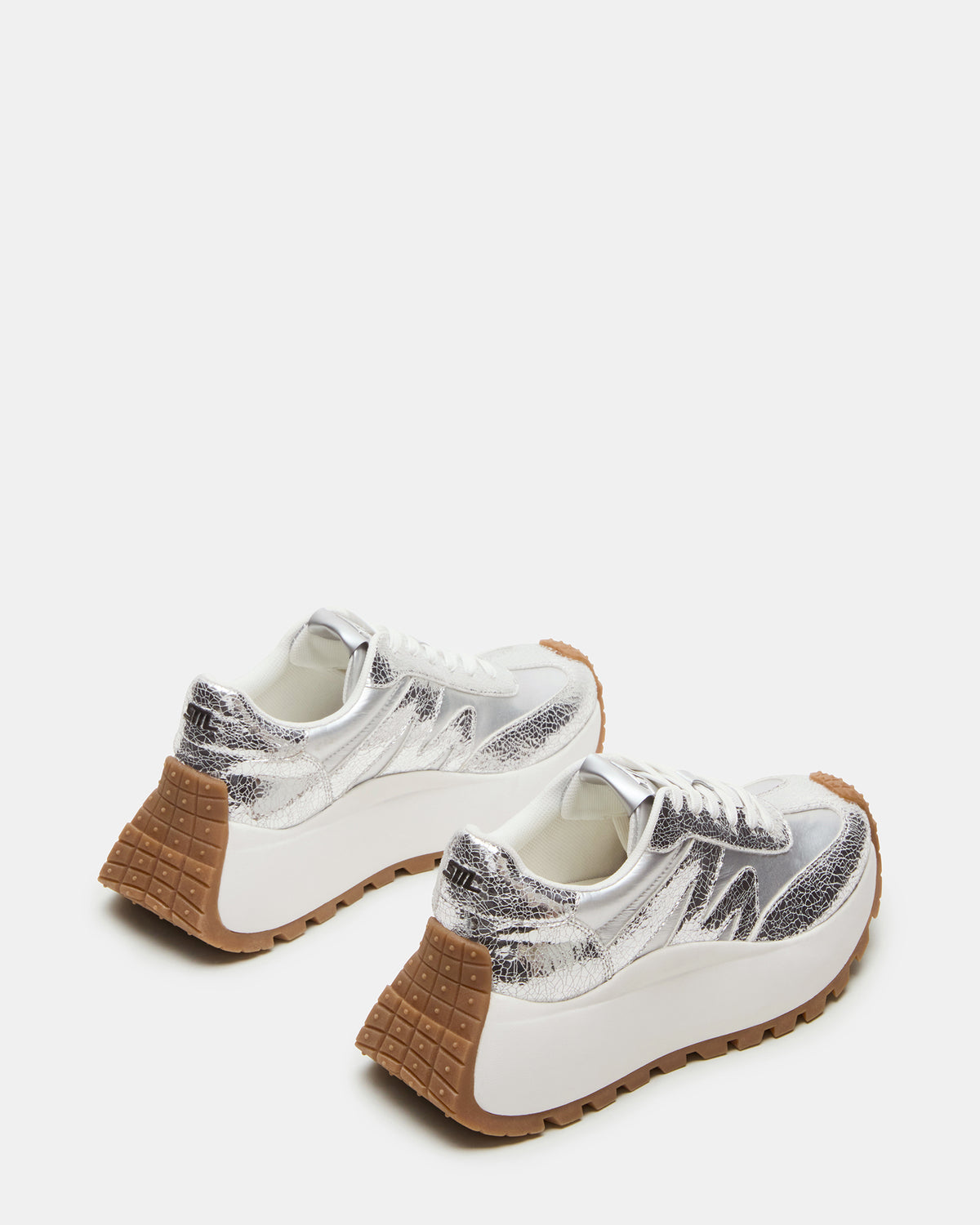 SUPERCAMPO Silver Multi Women's Platform Low-Top Sneaker - Steve Madden