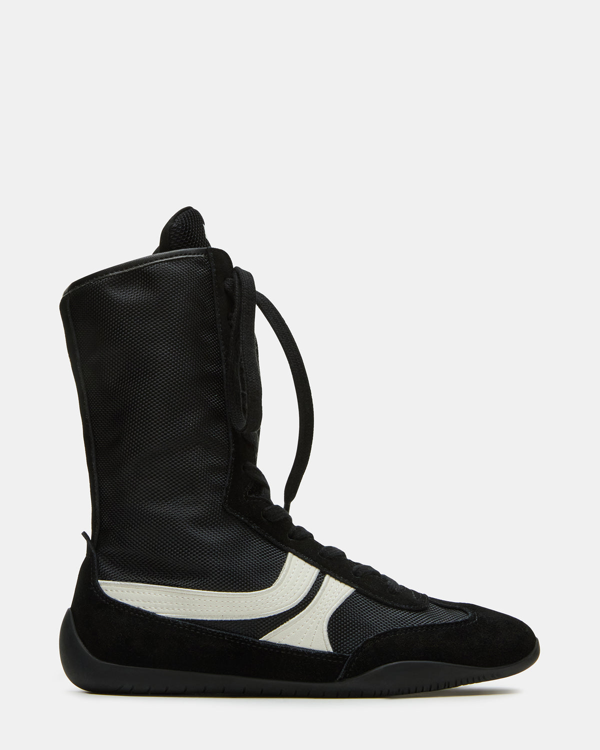PAXTIN Black Multi Women's High-Top Lace-Up Sneaker - Steve Madden