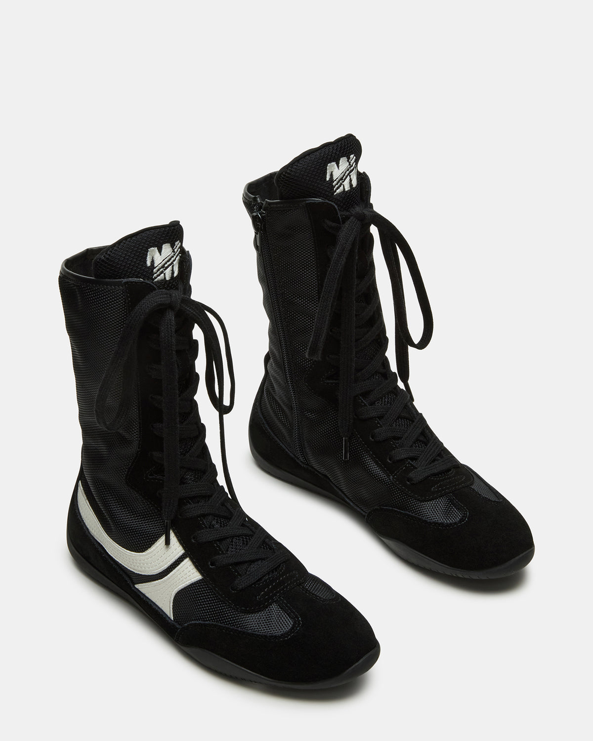 PAXTIN Black Multi Women's High-Top Lace-Up Sneaker - Steve Madden