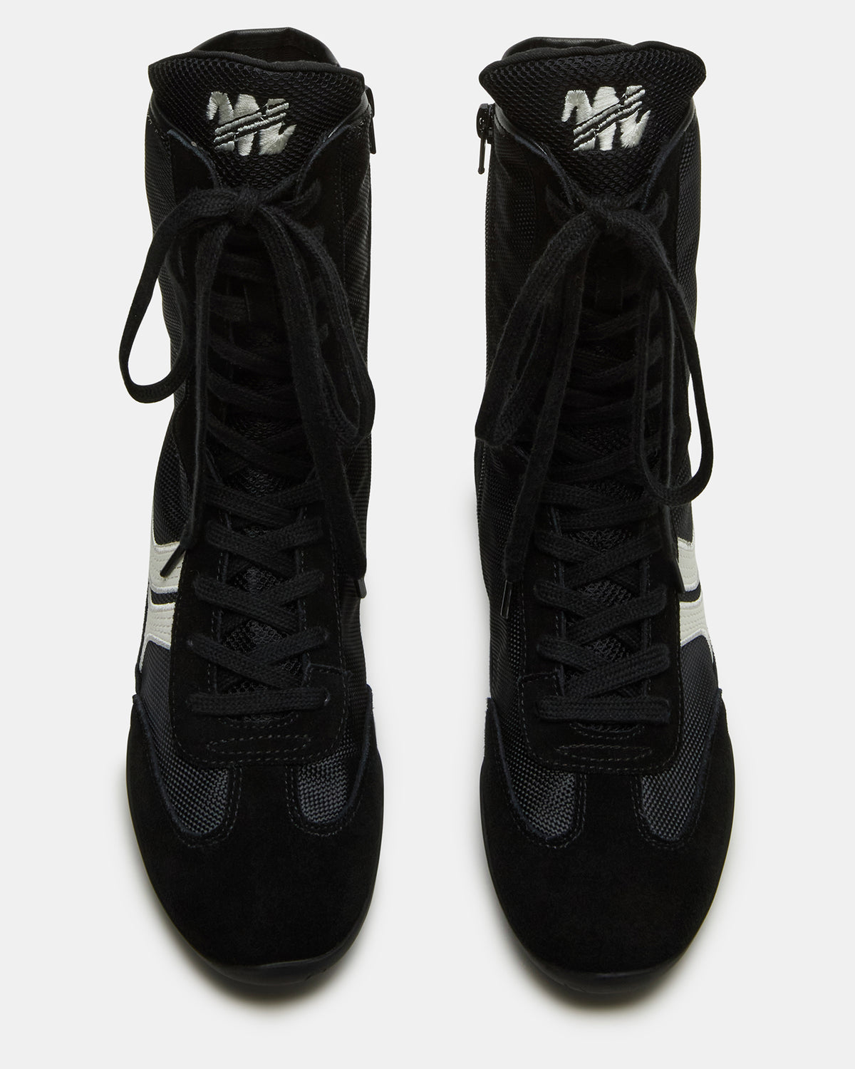 PAXTIN Black Multi Women's High-Top Lace-Up Sneaker - Steve Madden