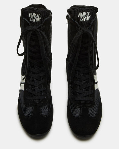 PAXTIN Black Multi Women's High-Top Lace-Up Sneaker - Steve Madden