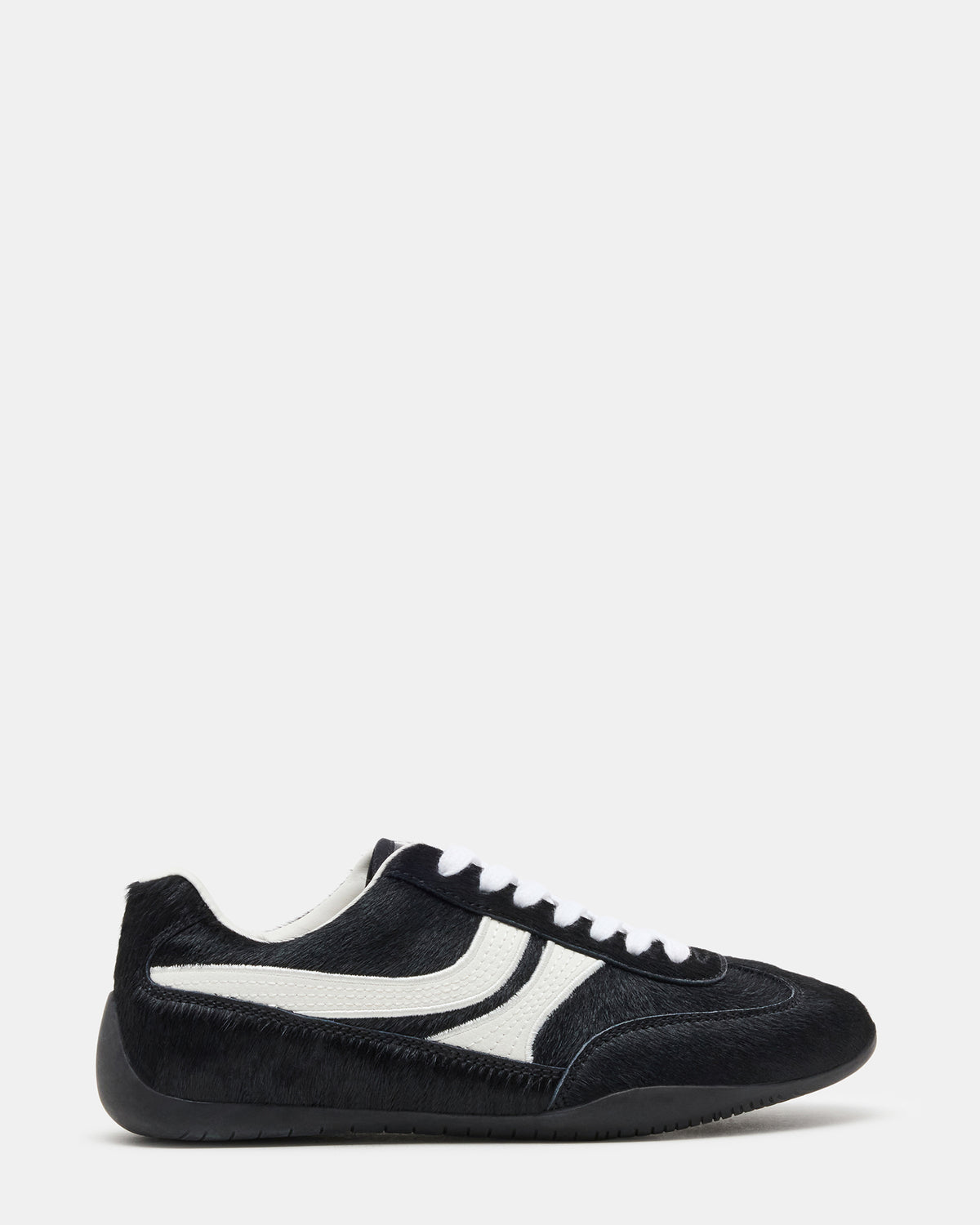 DOBSON Black Multi Women's Low-Top Lace-Up Sneaker - Steve Madden