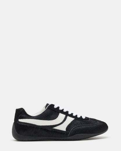 DOBSON Black Multi Women's Low-Top Lace-Up Sneaker - Steve Madden