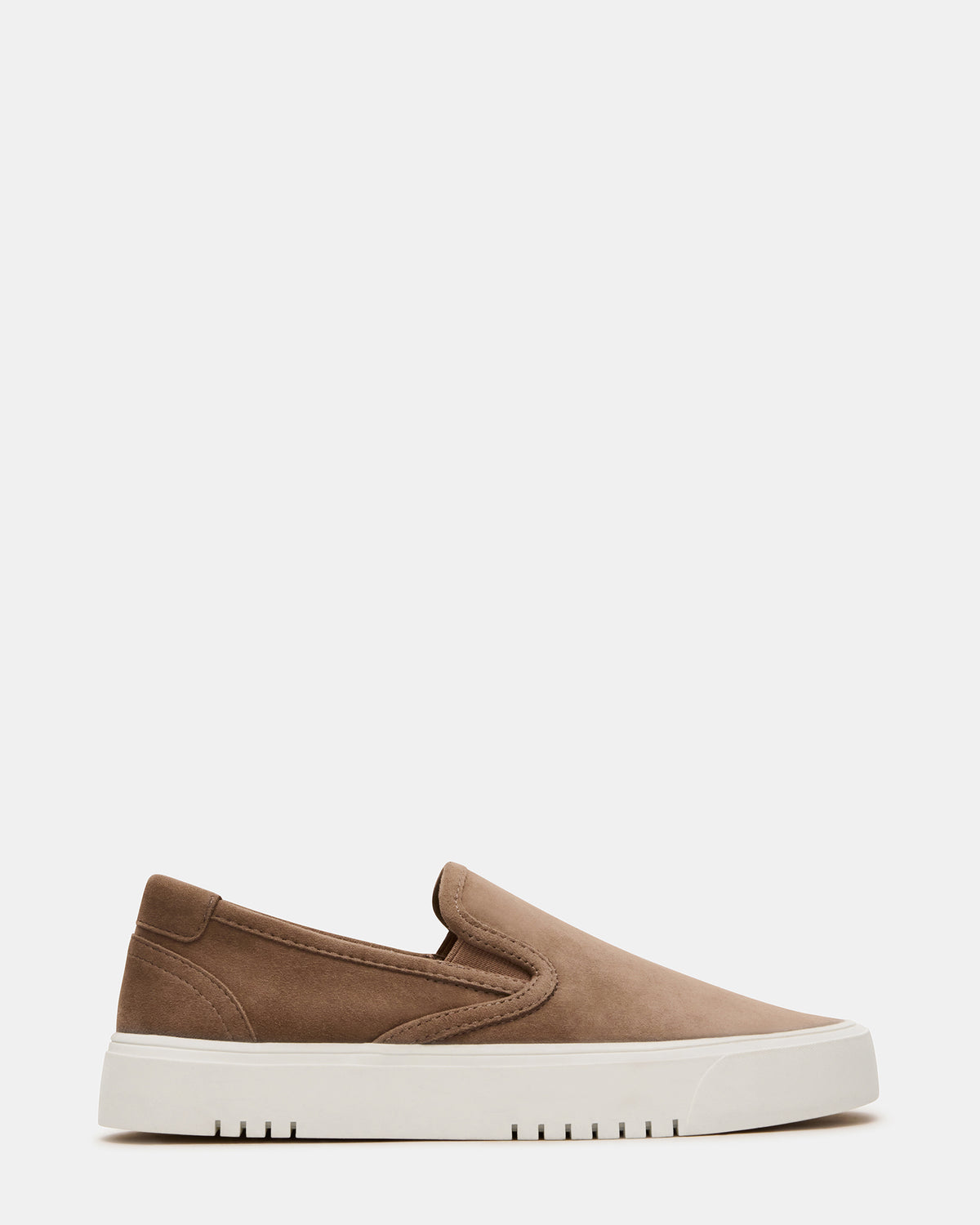MURPHY Taupe Suede Low-Top Sneaker | Women's Sneakers - Steve Madden