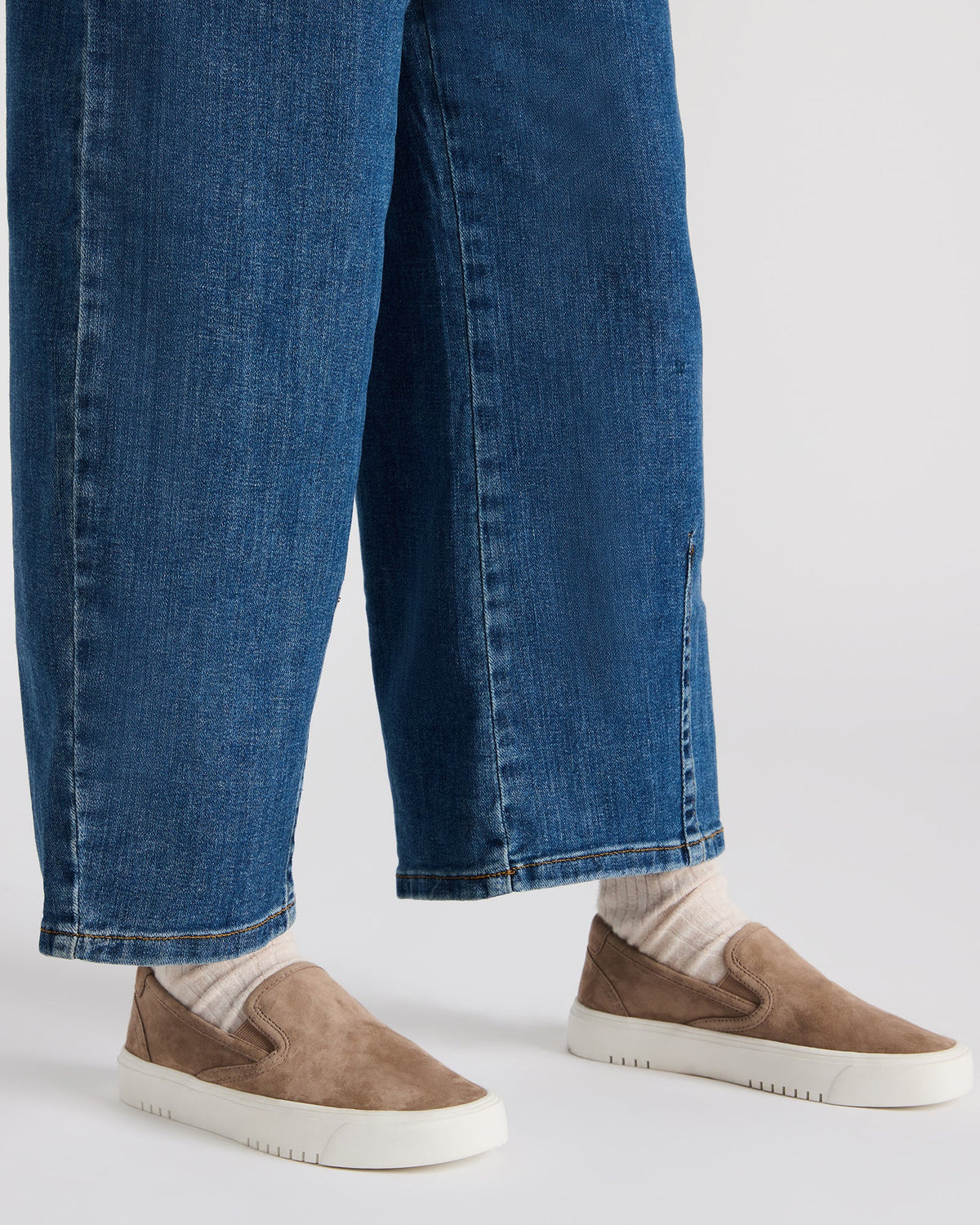MURPHY Taupe Suede Low-Top Sneaker | Women's Sneakers - Steve Madden