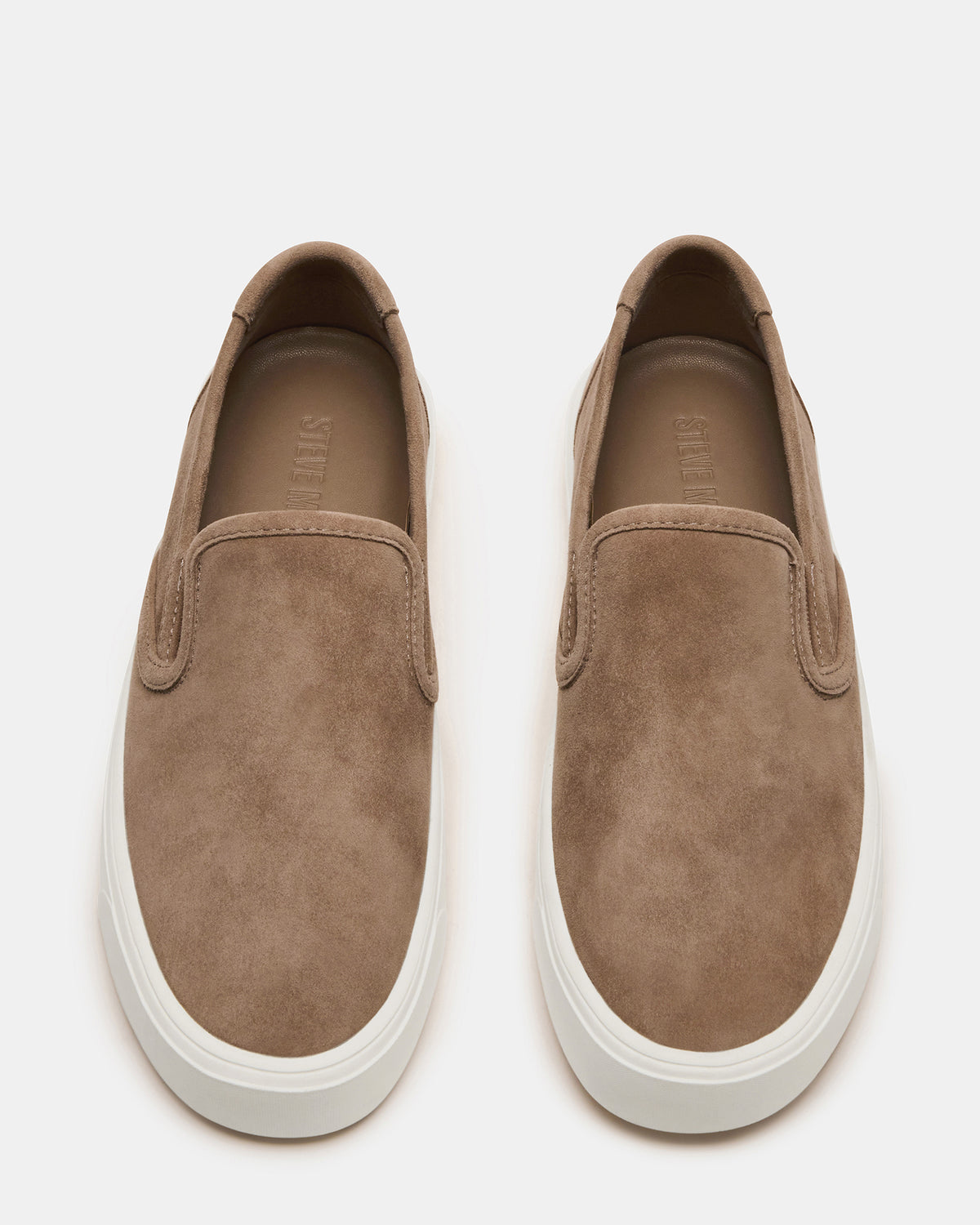 MURPHY Taupe Suede Low-Top Sneaker | Women's Sneakers - Steve Madden