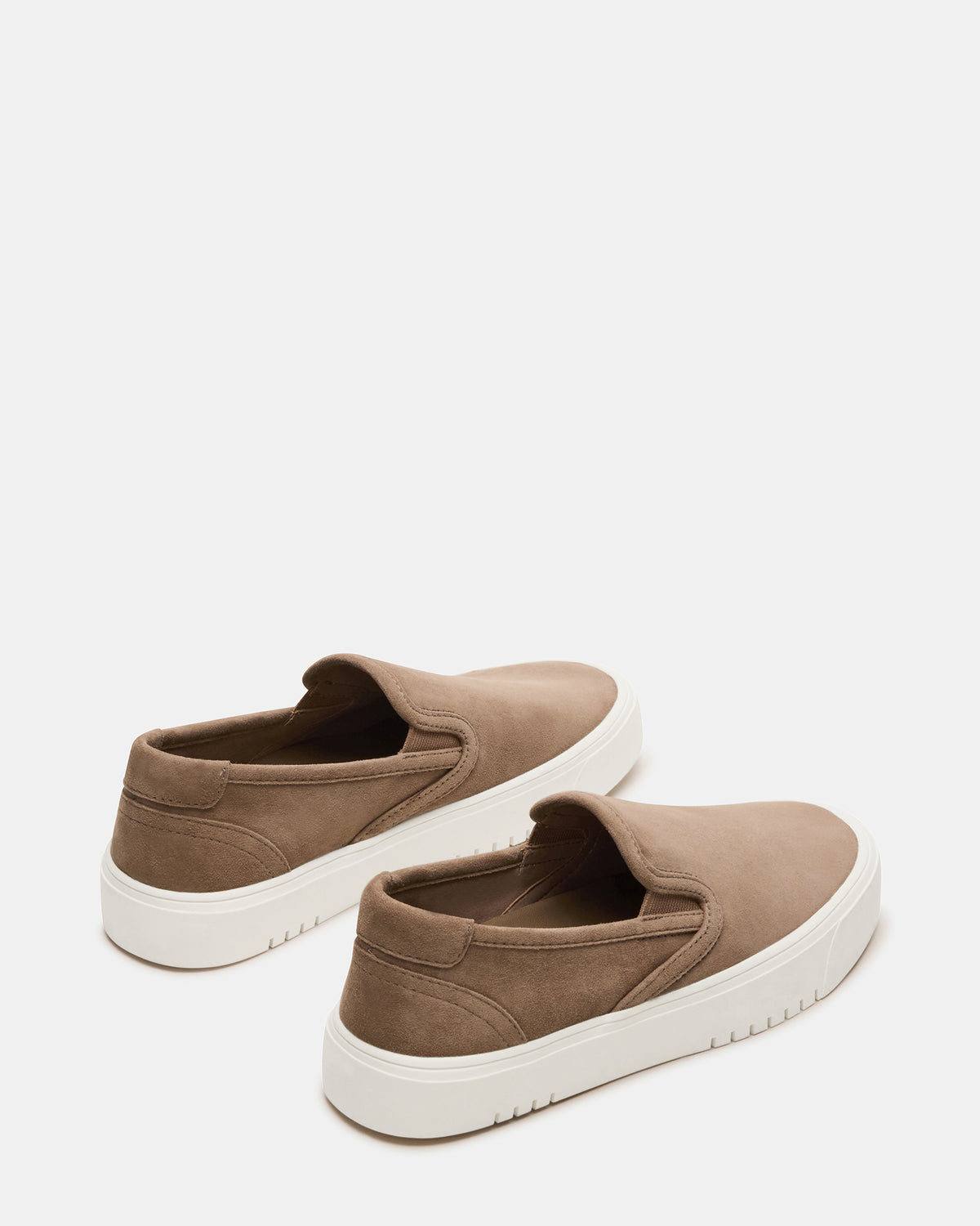 MURPHY Taupe Suede Low-Top Sneaker | Women's Sneakers - Steve Madden