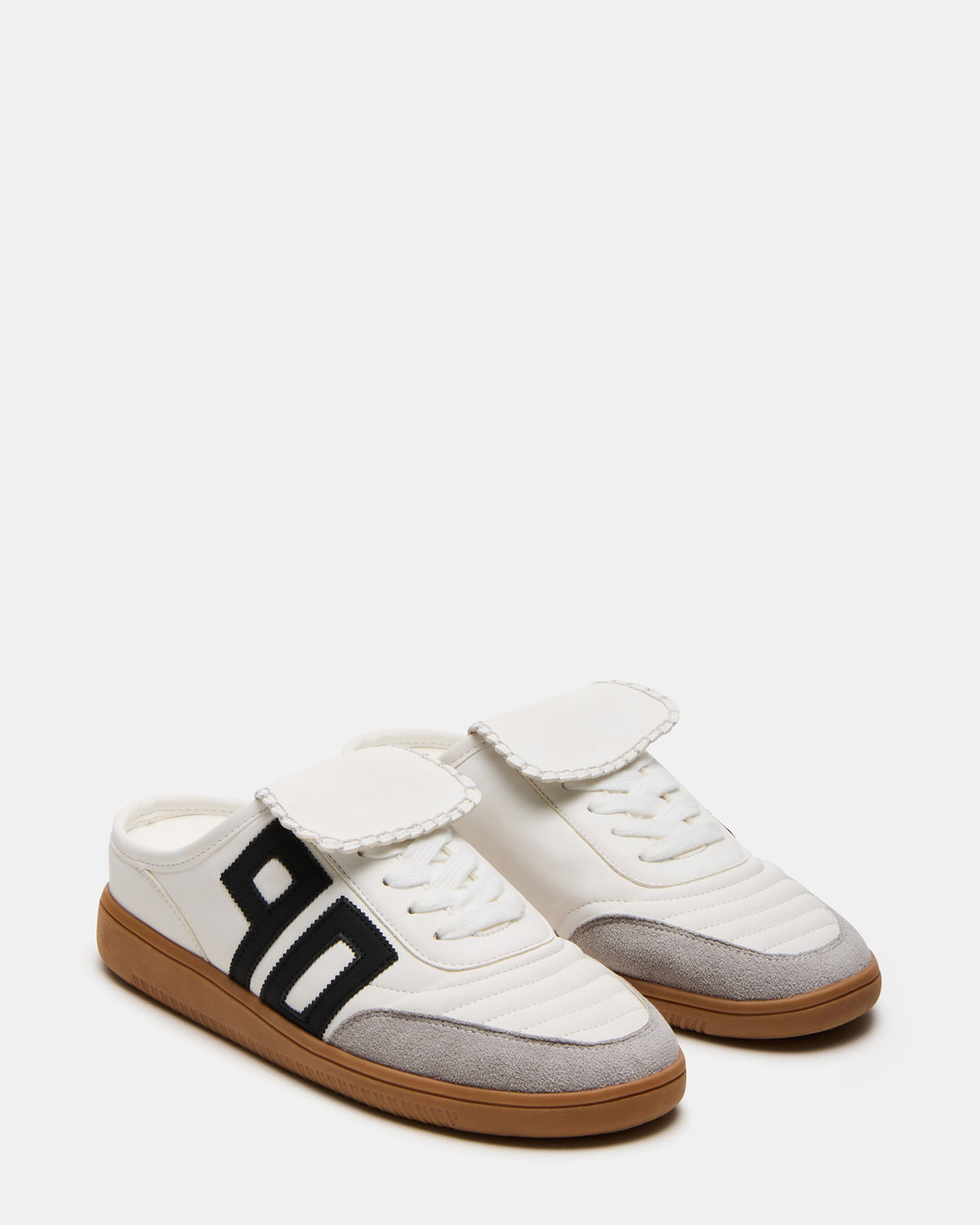 NOSTALGIC White Multi Women's Low-Top Slip-On Mule Sneaker - Steve Madden