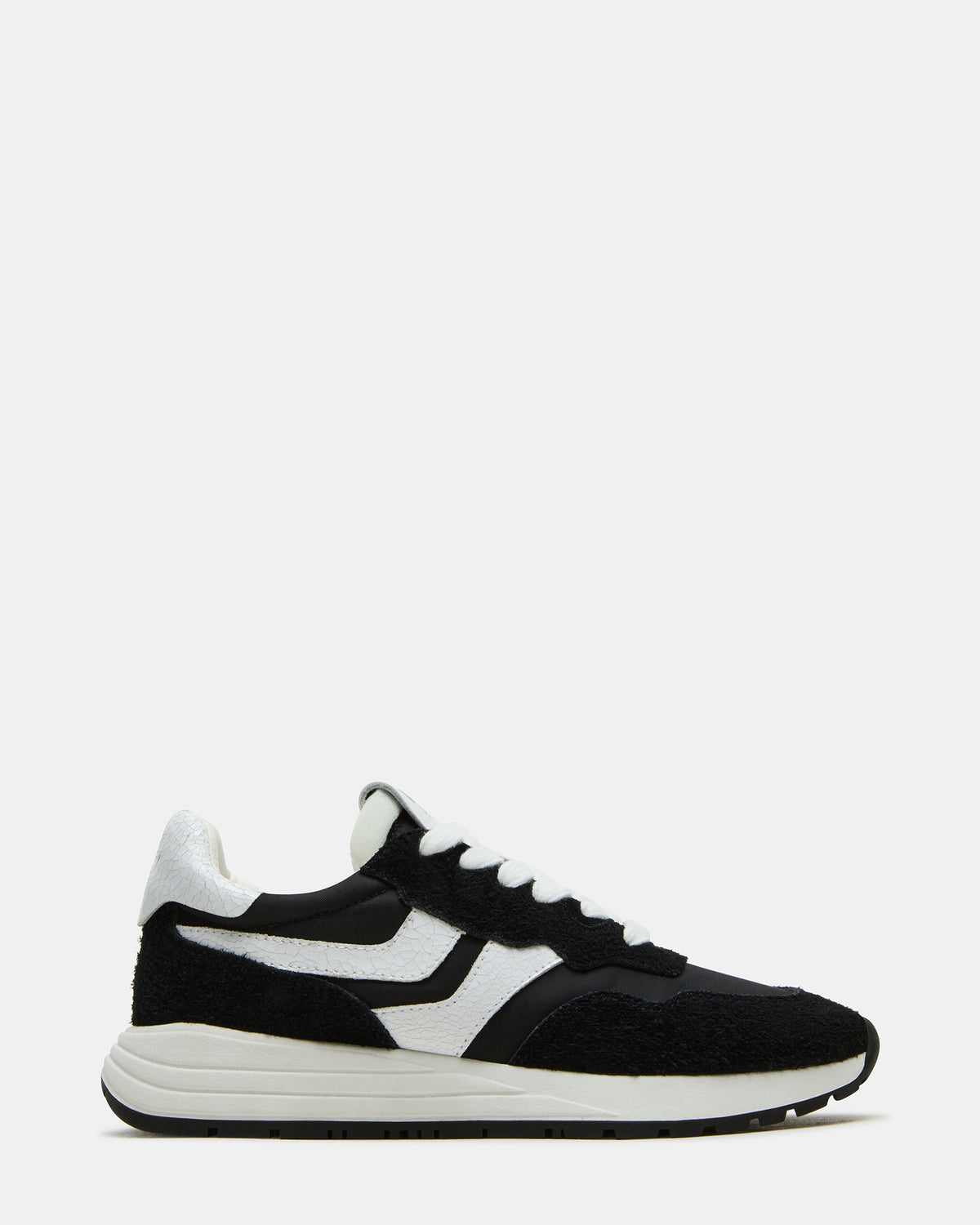 BURST Black Multi Women's Low-Top Lace-Up Sneaker - Steve Madden