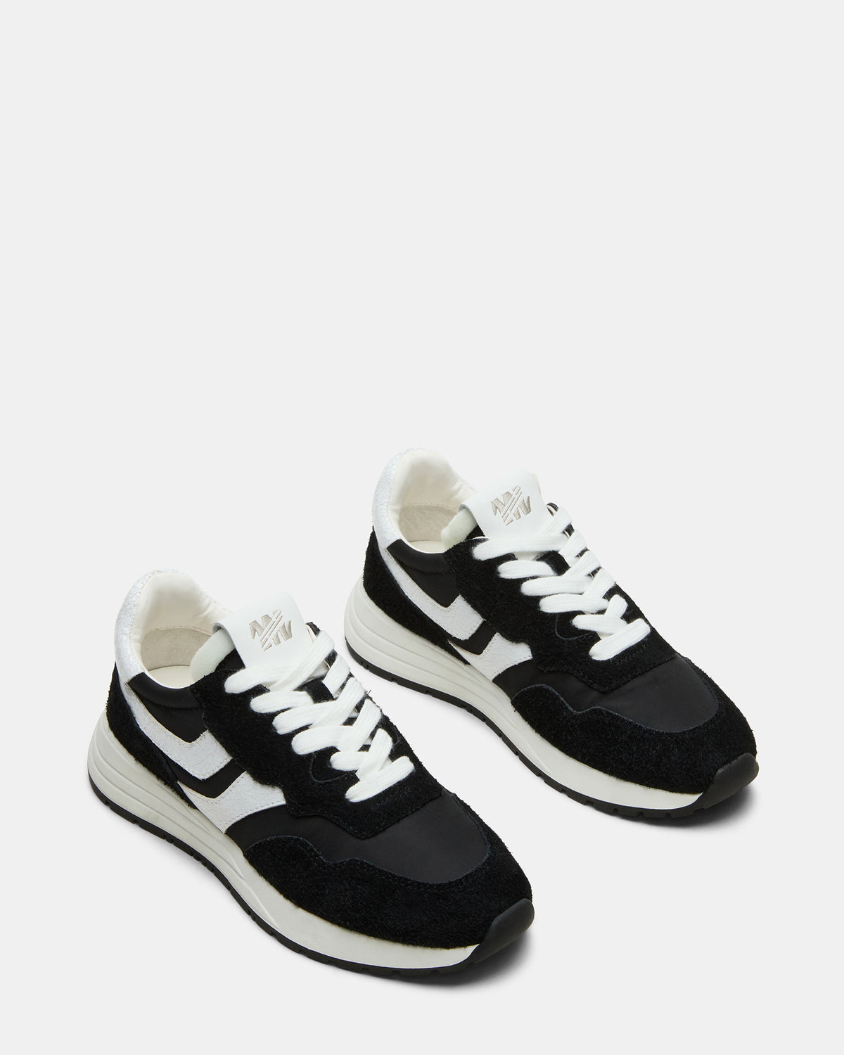 BURST Black Multi Women's Low-Top Lace-Up Sneaker - Steve Madden
