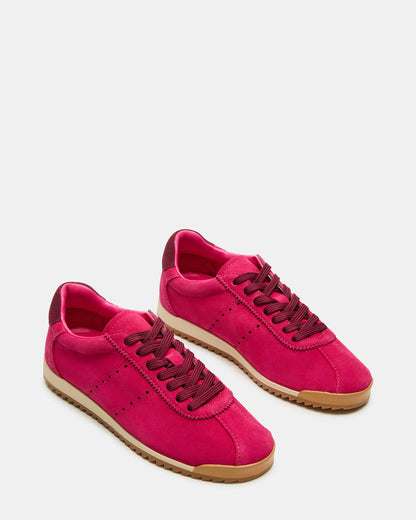 MIRAGE Hot Pink Low-Top Sneaker | Women's Sneakers - Steve Madden
