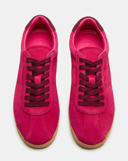 MIRAGE Hot Pink Low-Top Sneaker | Women's Sneakers - Steve Madden