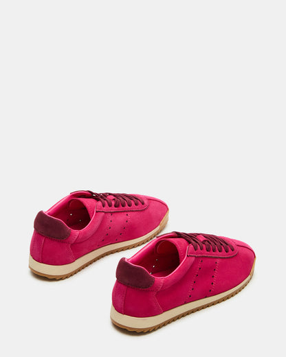 MIRAGE Hot Pink Low-Top Sneaker | Women's Sneakers - Steve Madden