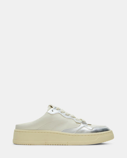 JENSEN Silver Multi Slip-On Low-Top Mule Sneaker | Women's Sneakers - Steve Madden