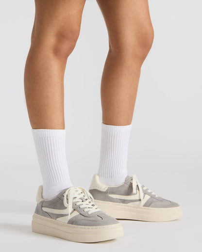 DODGE Grey Multi Low-Top Platform Women's Sneaker - Steve Madden