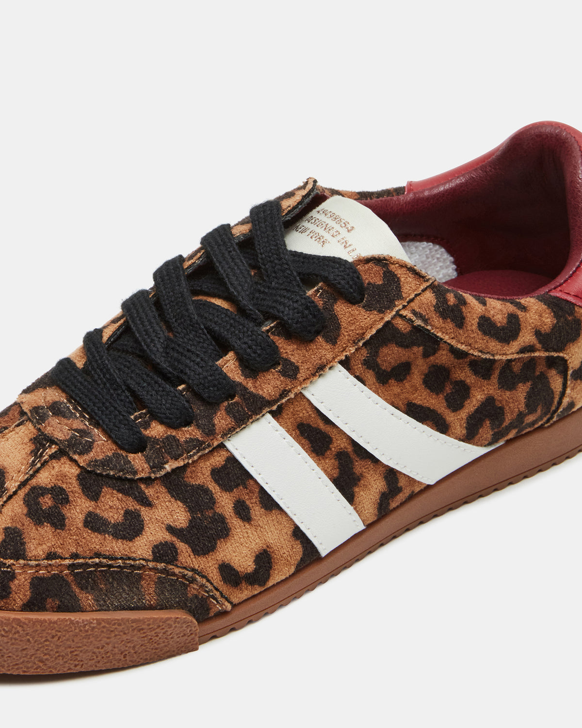 HUDSIN Leopard Women's Lace-Up Low-Top Sneaker - Steve Madden