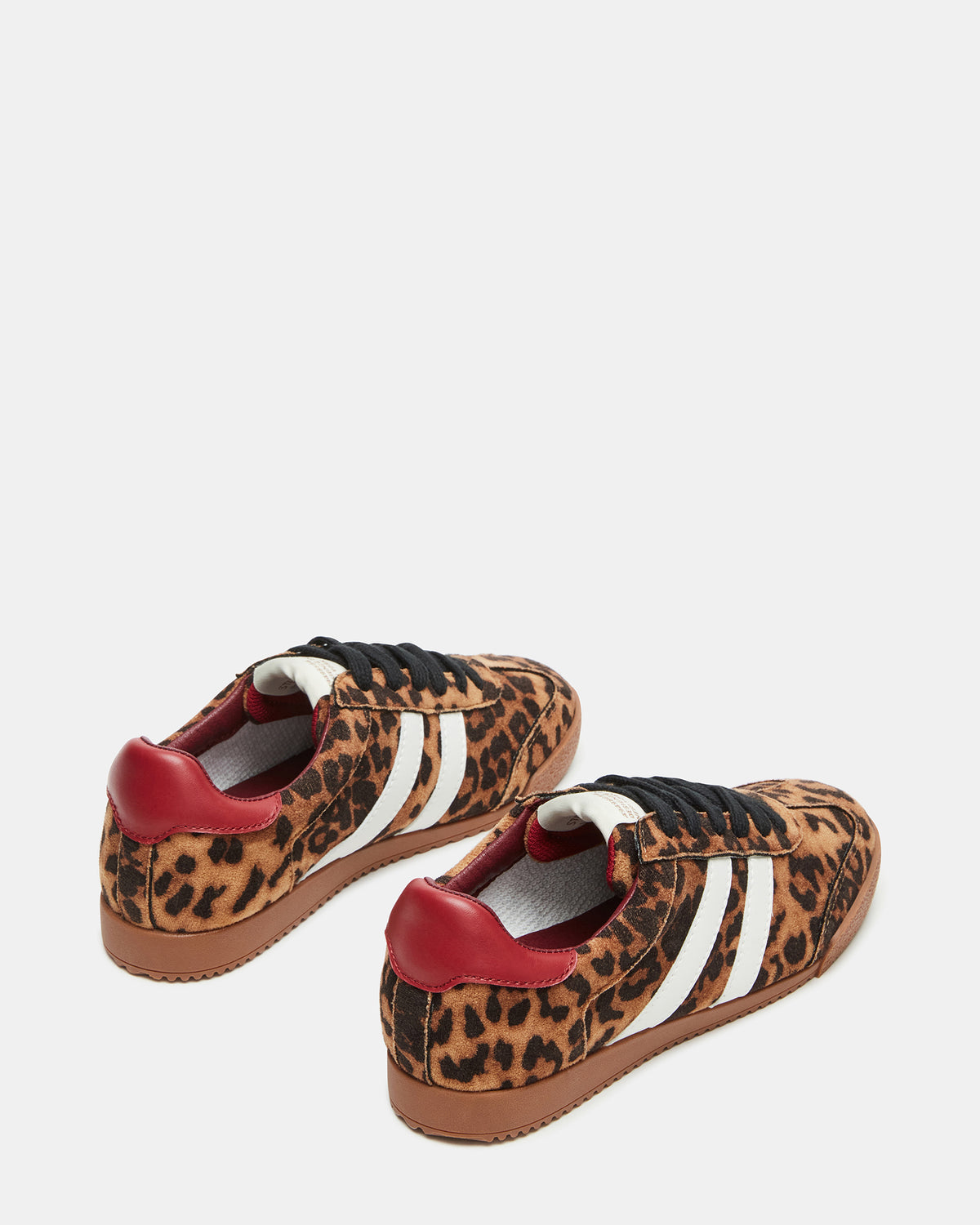 HUDSIN Leopard Women's Lace-Up Low-Top Sneaker - Steve Madden