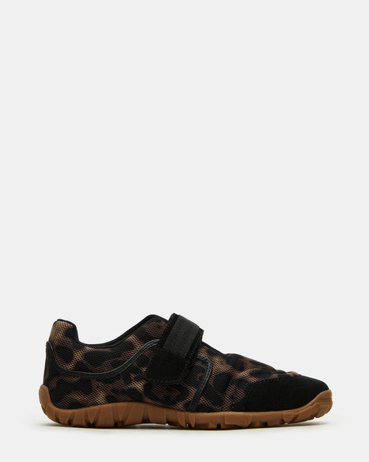 AGILITY Leopard Velcro Women's Mary Jane Low-Top Sneaker - Steve Madden