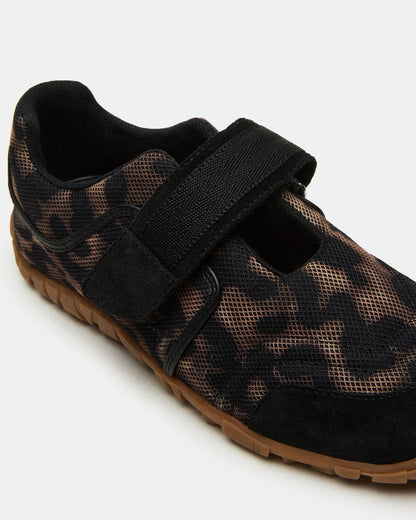 AGILITY Leopard Velcro Women's Mary Jane Low-Top Sneaker - Steve Madden