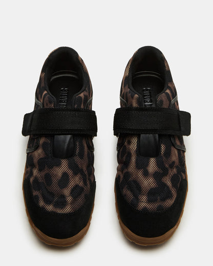 AGILITY Leopard Velcro Women's Mary Jane Low-Top Sneaker - Steve Madden
