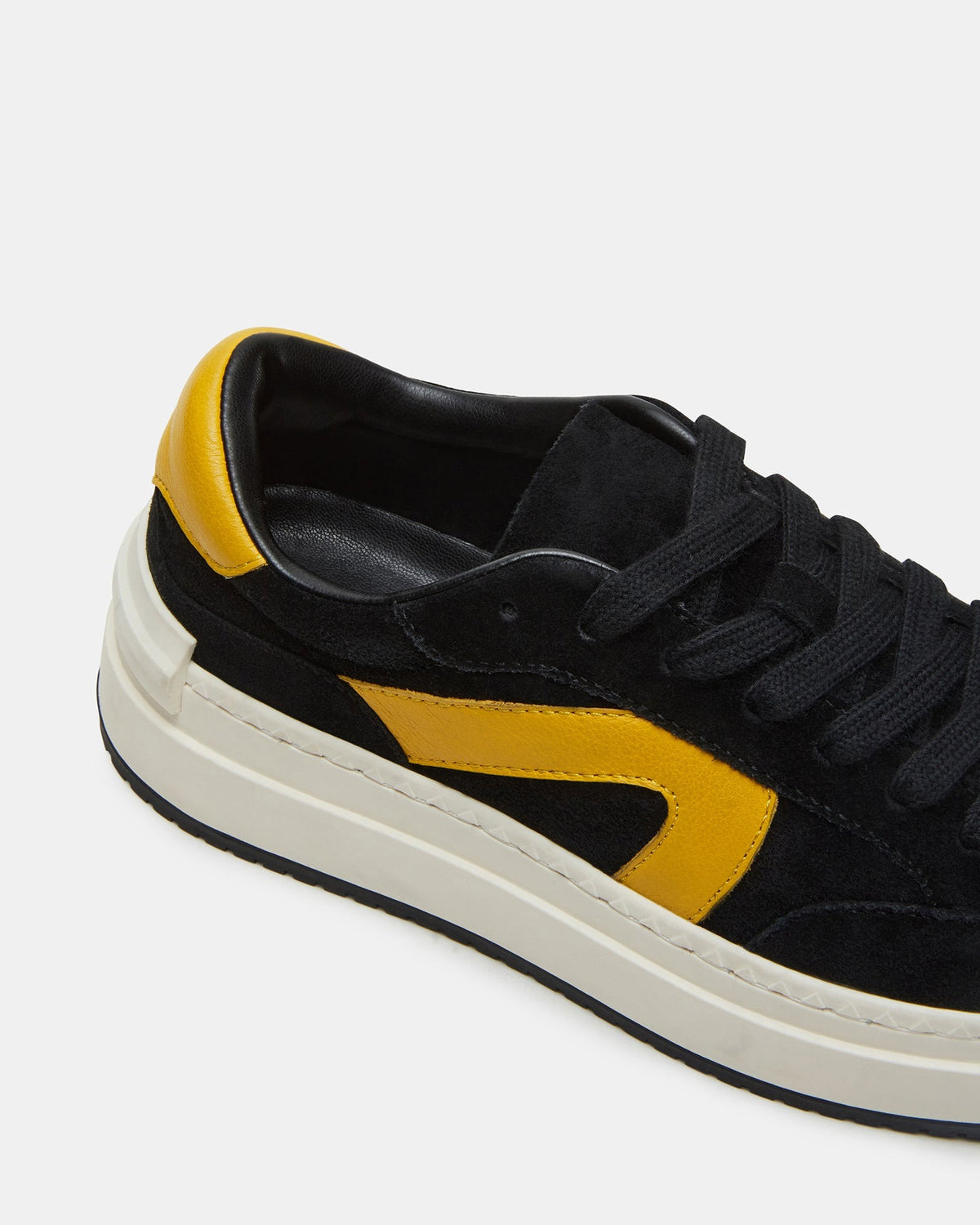 KICKFLIP Black Suede Platform Low-Top Sneaker | Women's Sneakers - Steve Madden