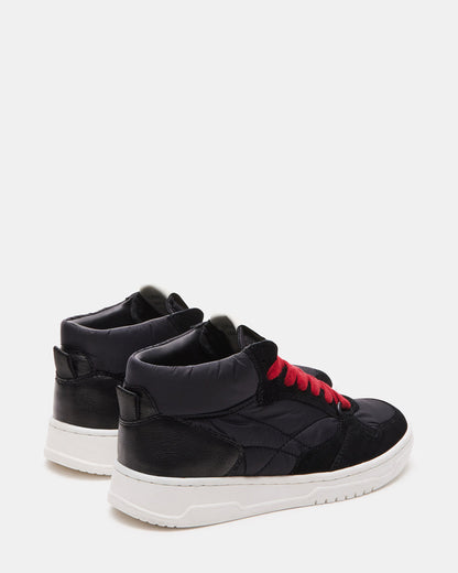 EVERETT Black Multi High-Top Lace-Up Sneaker | Women's Sneakers - Steve Madden