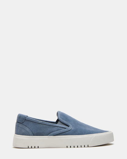 MURPHY Denim Suede Low-Top Sneaker | Women's Sneakers - Steve Madden