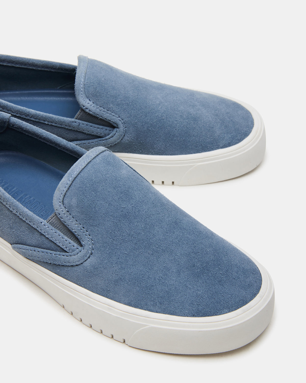MURPHY Denim Suede Low-Top Sneaker | Women's Sneakers - Steve Madden