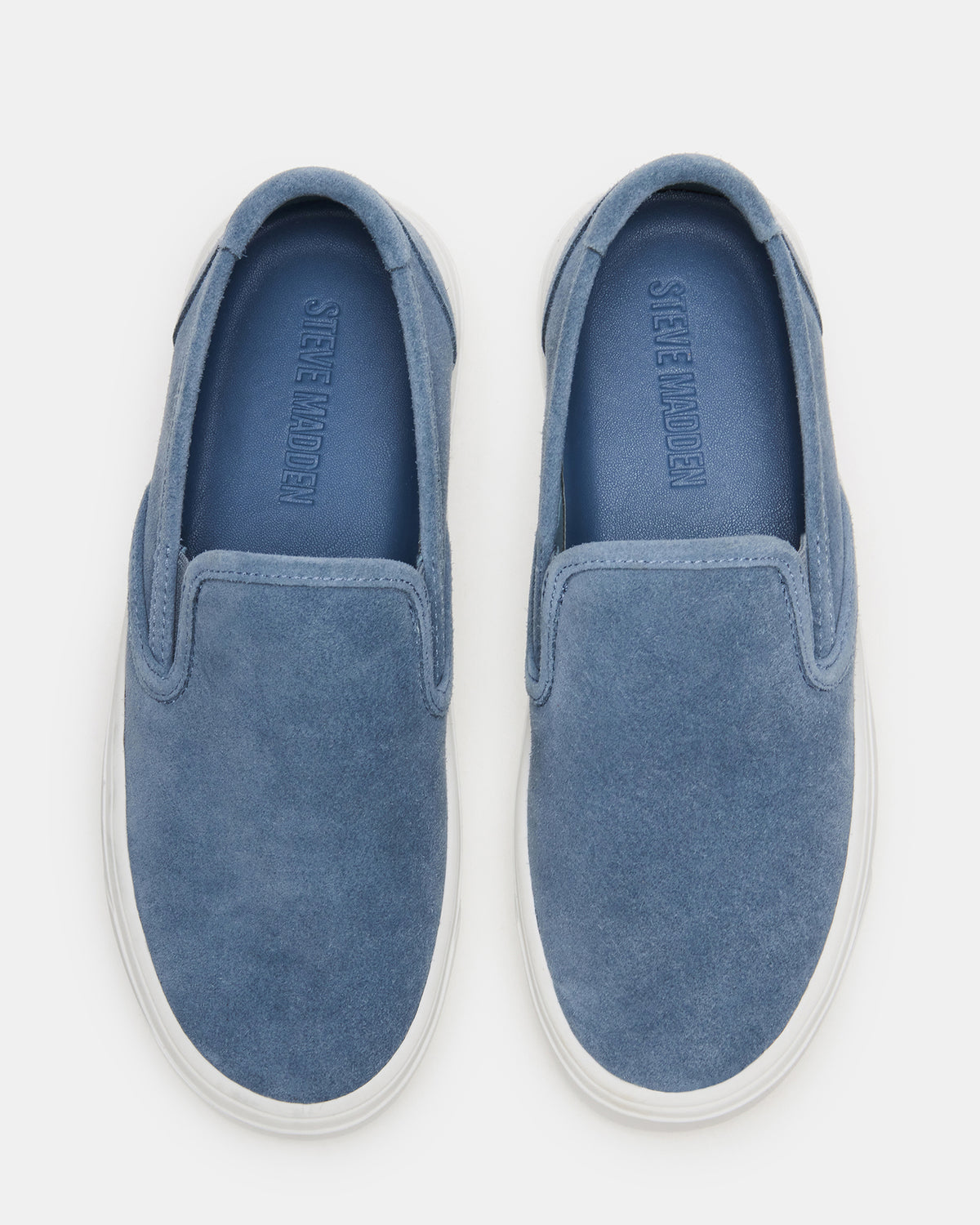MURPHY Denim Suede Low-Top Sneaker | Women's Sneakers - Steve Madden
