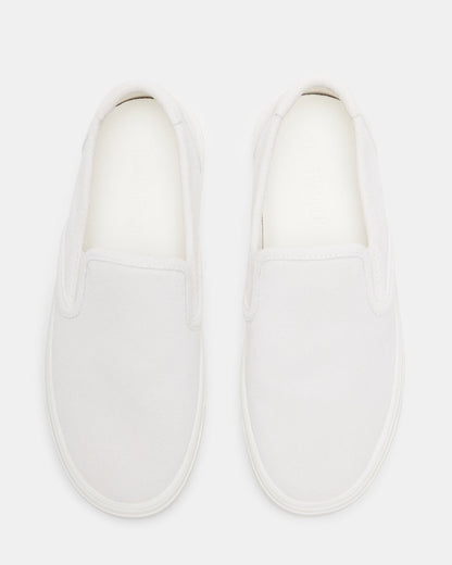 MURPHY White Suede Women's Low-Top Sneaker - Steve Madden