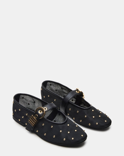 LUCIA FLAT & CHEYANN BAG BLACK BUNDLE - Steve Madden
