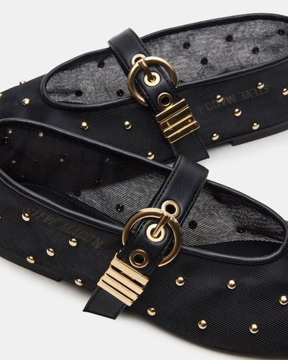 LUCIA FLAT & CHEYANN BAG BLACK BUNDLE - Steve Madden