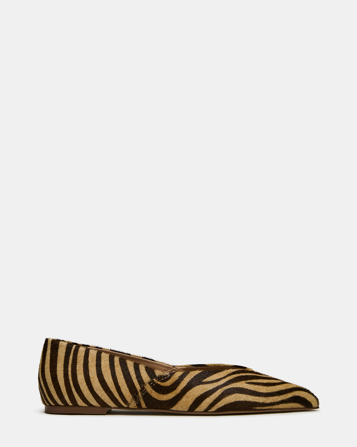 TOVI Tiger Pointed-Toe Ballet Women's Flat - Steve Madden