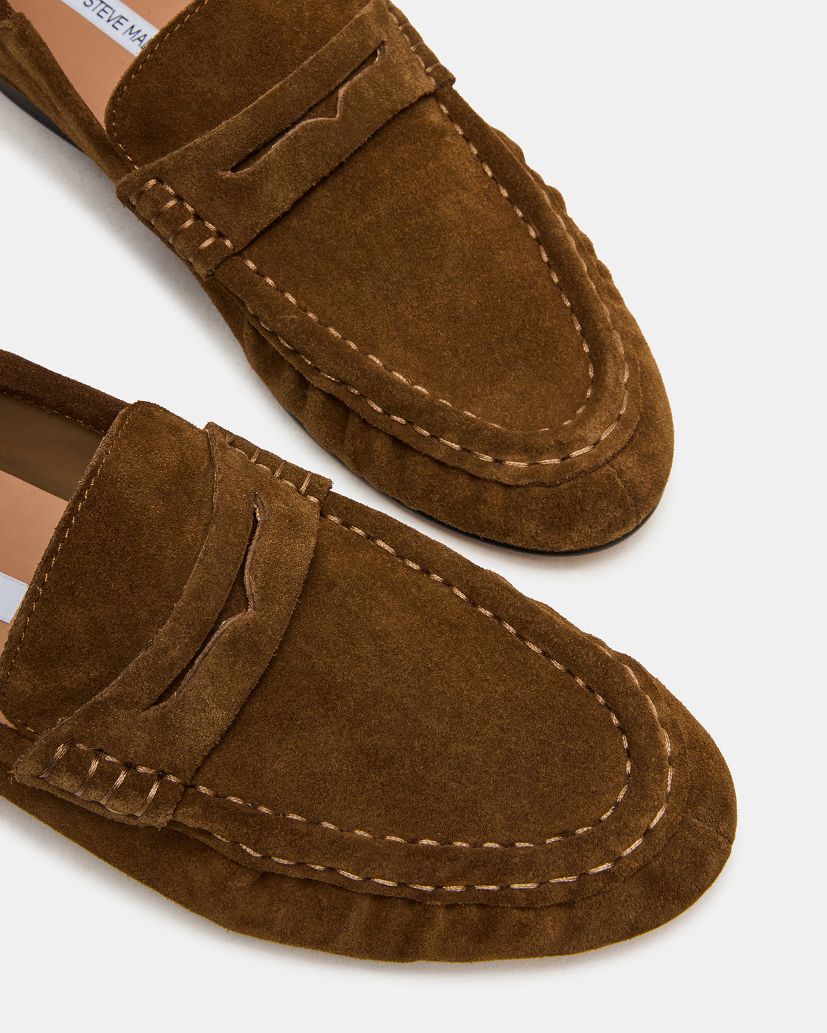 ROGER Taupe Suede Slip-On Women's Loafer - Steve Madden