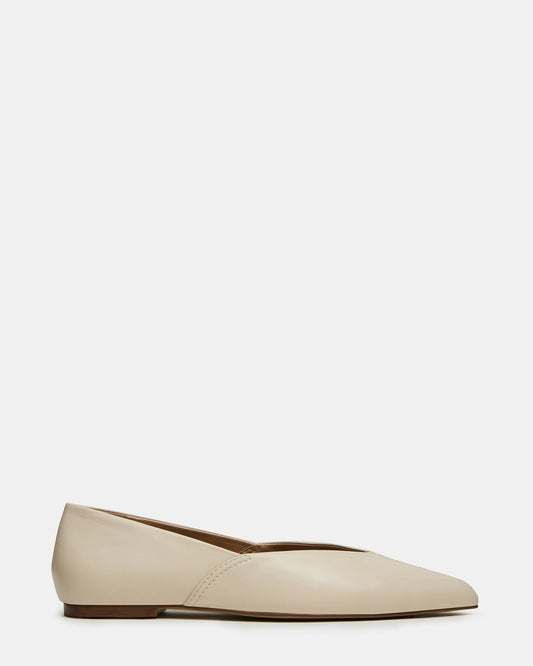 TOVI Bone Leather Pointed-Toe Ballet Women's Flat - Steve Madden
